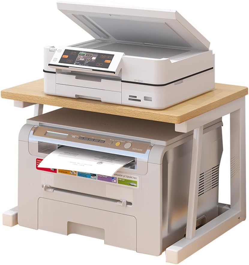 Commercial Book Printing Machines - 2-stufiger Holz-Druckerständer für den Schreibtisch –