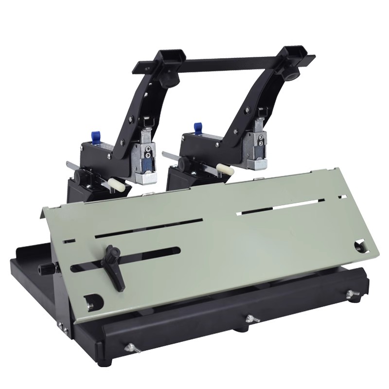 Stapler Heavy Duty - Doppelkopf-Desktop-Heftgerät für Flach-/Sattelheftung für Büro und