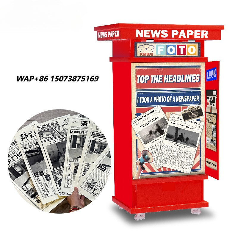 Photo Printer - Geschäfts-Fotoautomat Sofortbild-Selbstbedienungsdruckautomat Kompatibel mit 27-Zoll-Touchscreen