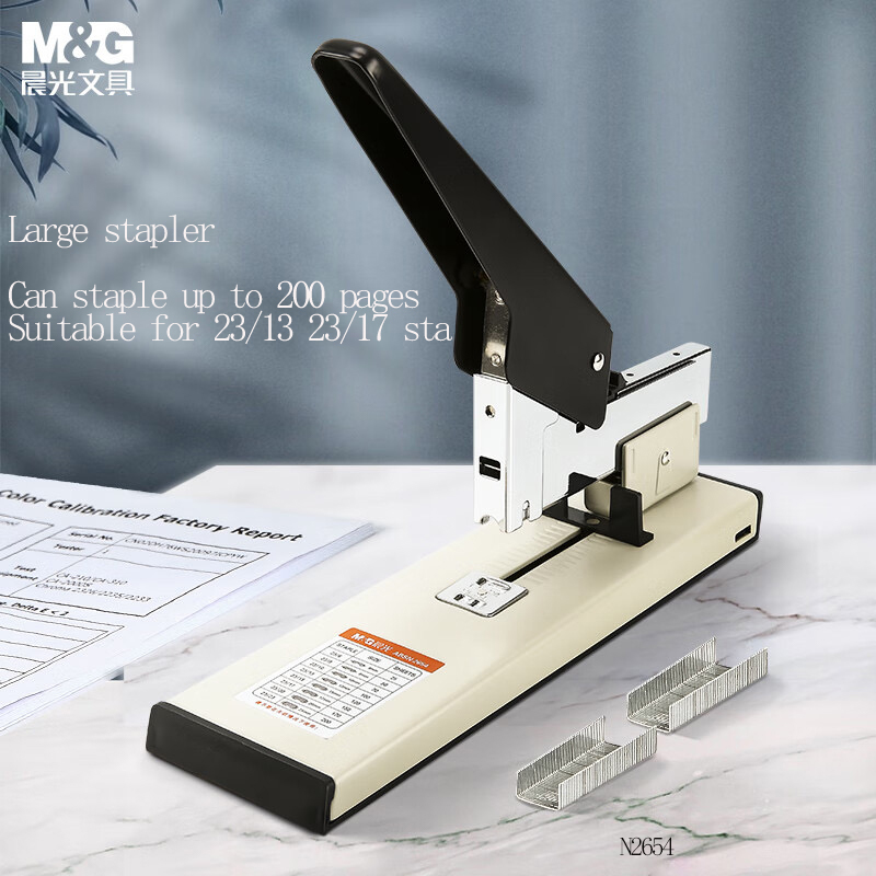 Stapler Heavy Duty - M&G Robuster großer Buchhefter, mühelossparend für