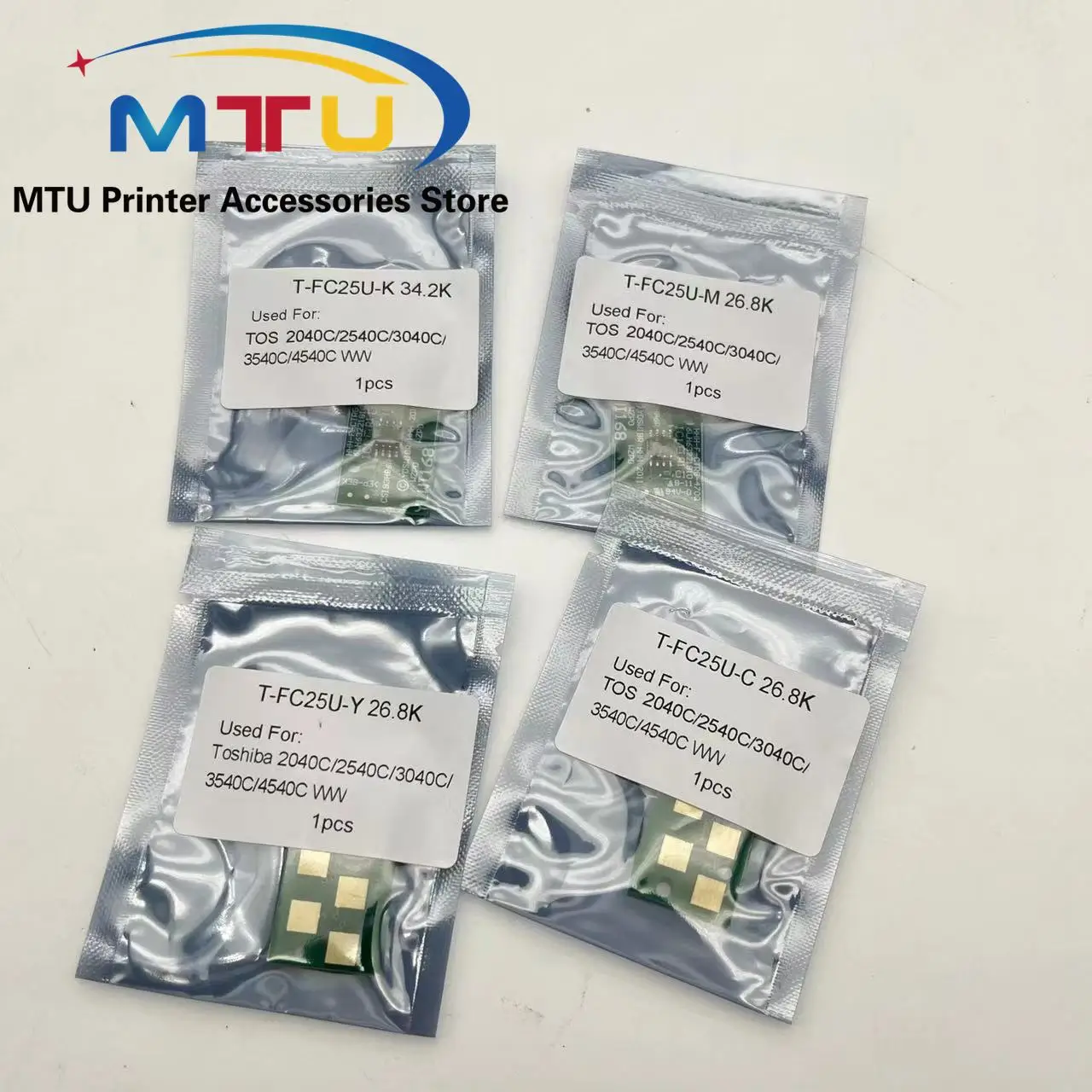 Toner Cartridge - 10Sets TFC25 T-FC25 Tonerkartusche Reset Chip