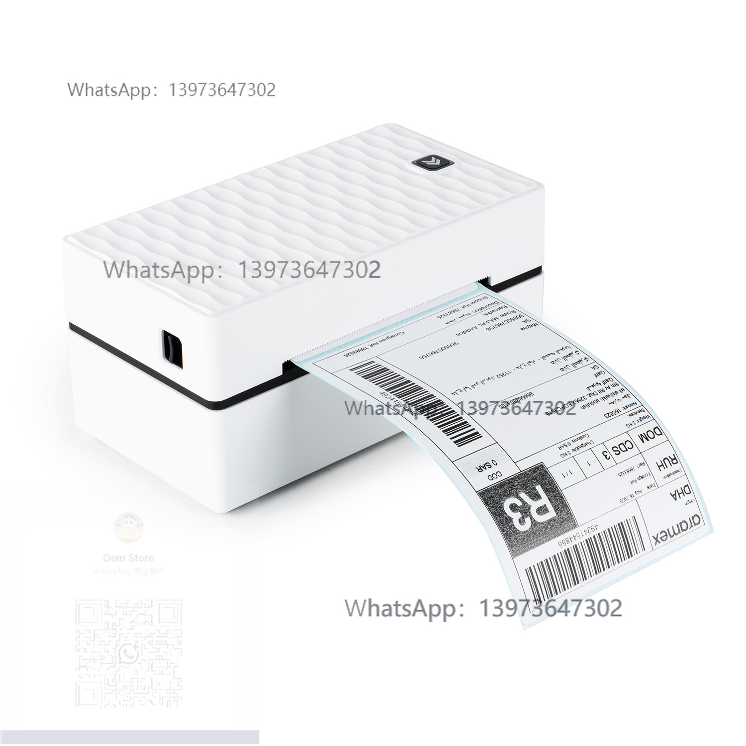 Thermal Printer - 4x6 USB Bluetooth Thermodrucker Desktop Label