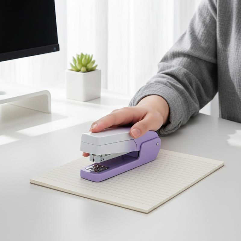 Stapler Heavy Duty - 360° drehbarer Hochleistungshefter mit rutschfester Basis,