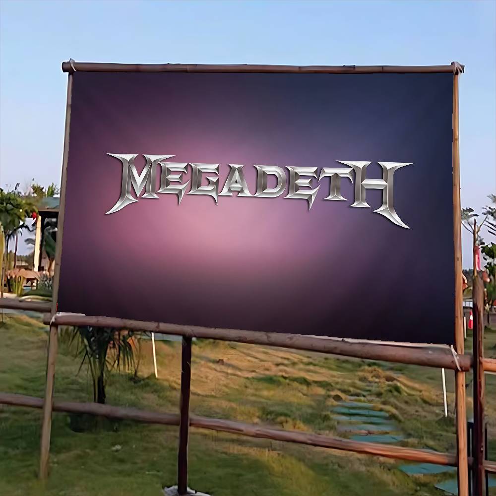 Commercial Printing Company - Rock-Metal-Band M-Megadeth, hochwertiger Druck, kommerzielle Werbung,
