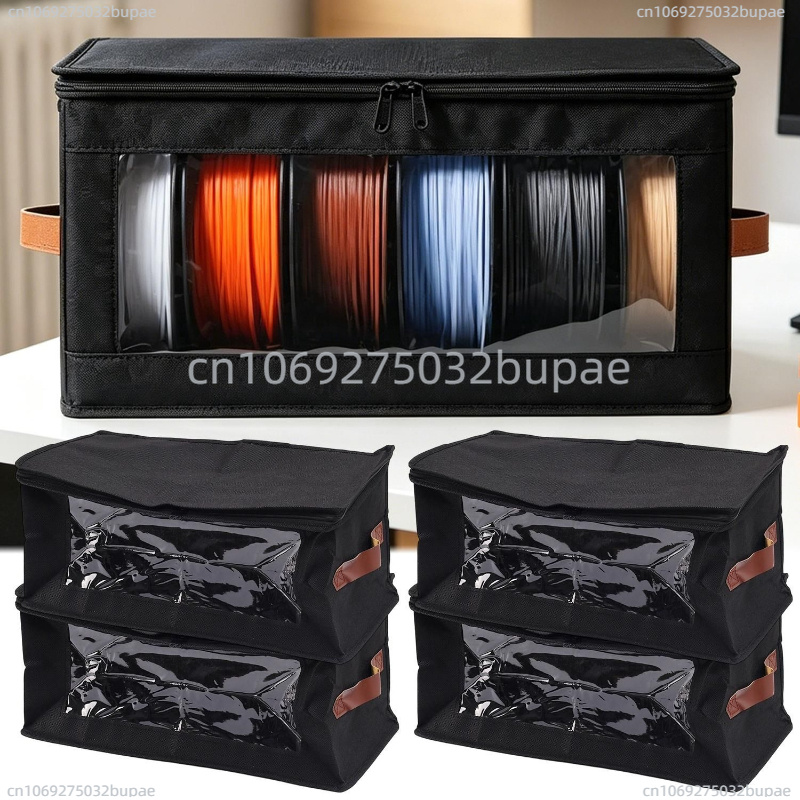 Commercial Fabric Printing Machine - Aufbewahrungstasche für 3D-Drucker-Filament, Vliesstoff, transparentes Fenster,