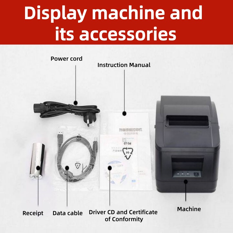 80mm POS Thermodrucker mit Aut – Receipt Printer Bewertung und Preis