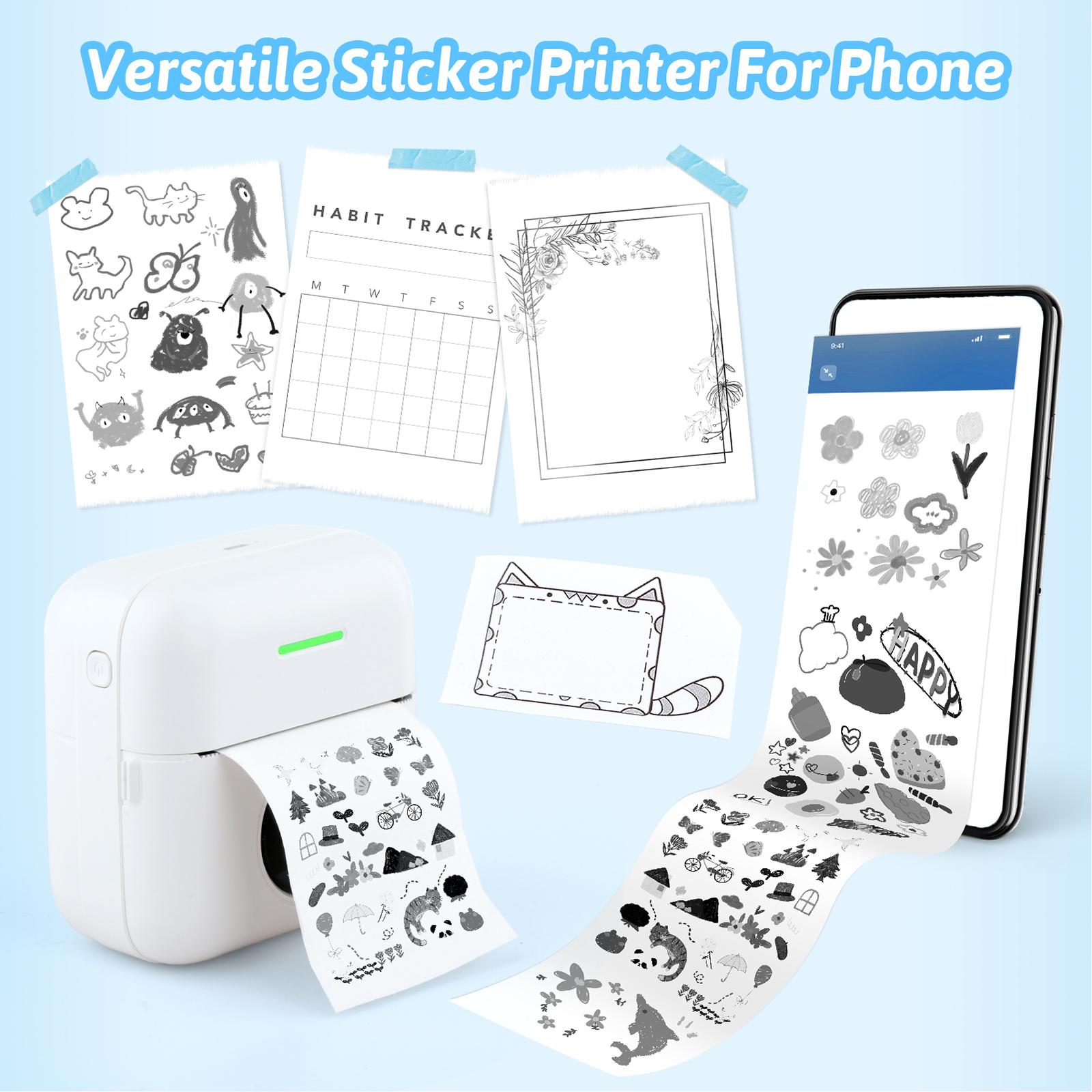 Tragbarer Thermodrucker mit 10 – Printer Paper Bewertung und Preis