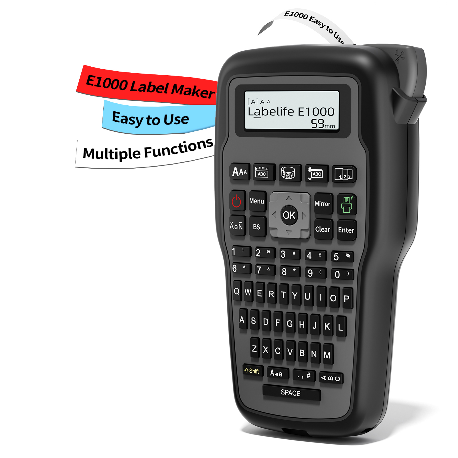 E1000 Pro Industrieller Etiket – Label Maker Bewertung und Preis