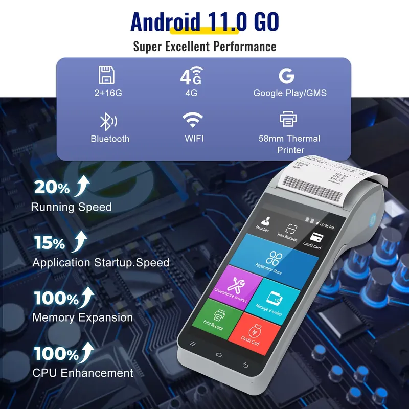 Z91 5,5-Zoll Touchscreen Andro – Receipt Printer Bewertung und Preis