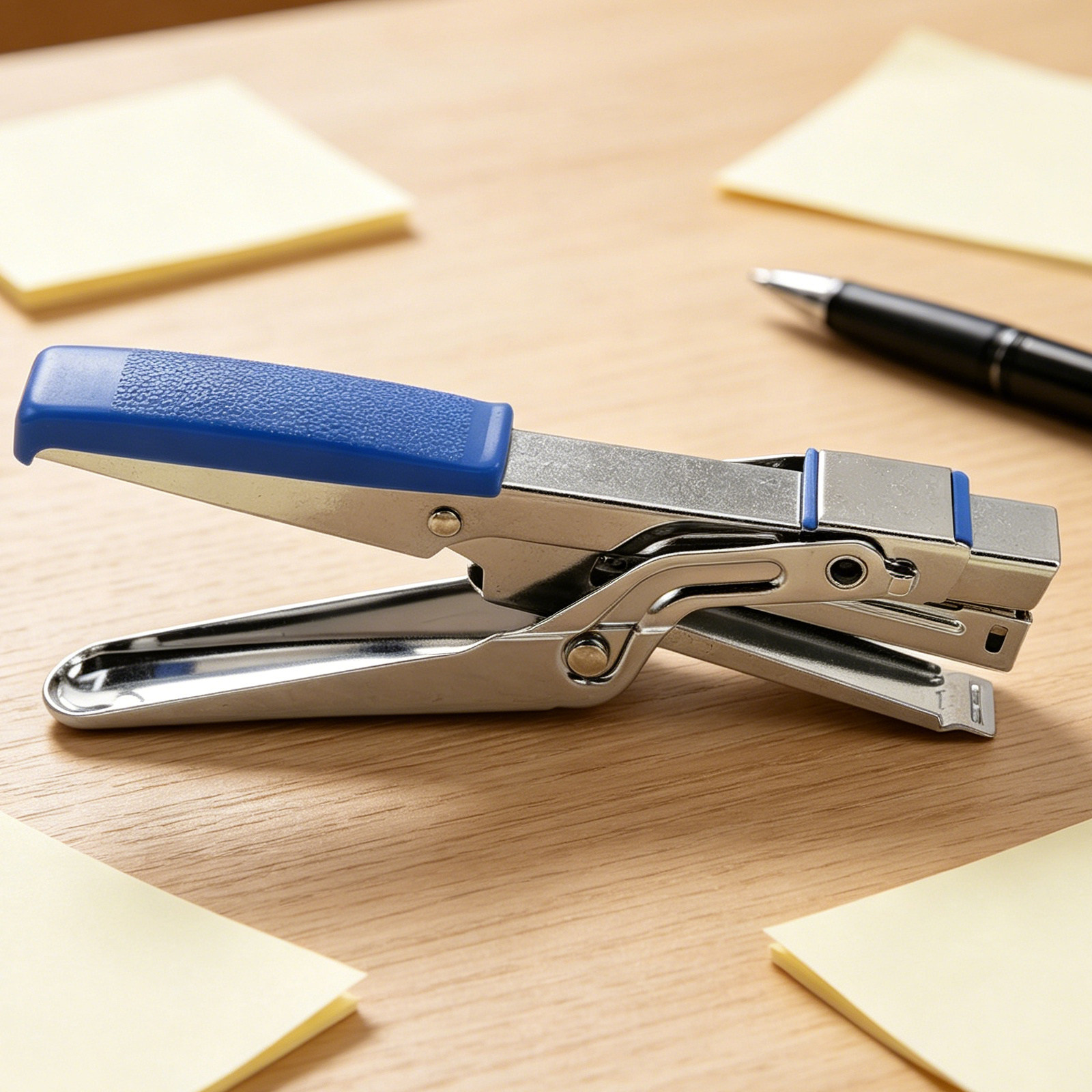 Zangenstapler Blau, Hochleistu – Stapler Heavy Duty Bewertung und Preis