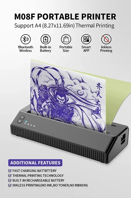 MHT-P8008 thermische Tattoo Tr – Thermal Printer Bewertung und Preis
