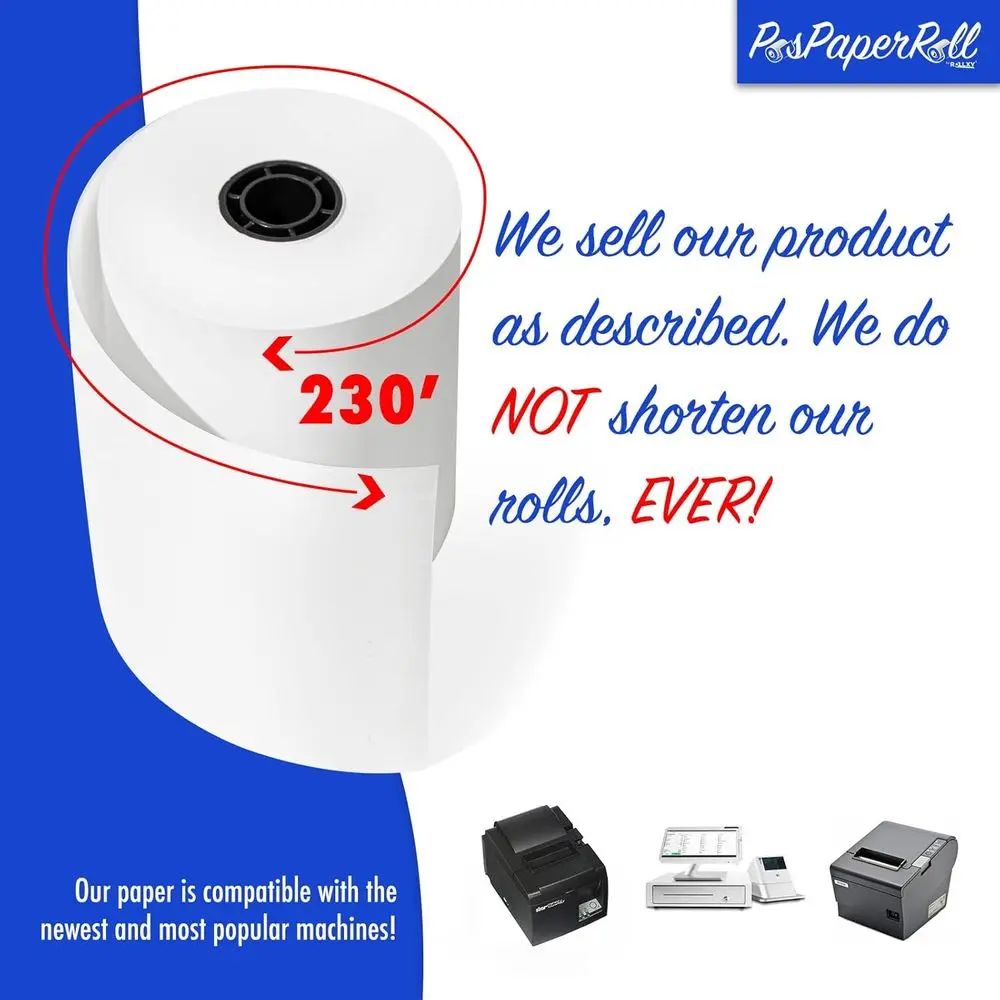 3 1/8 x 230mm Thermopapierroll – Printer Paper Bewertung und Preis